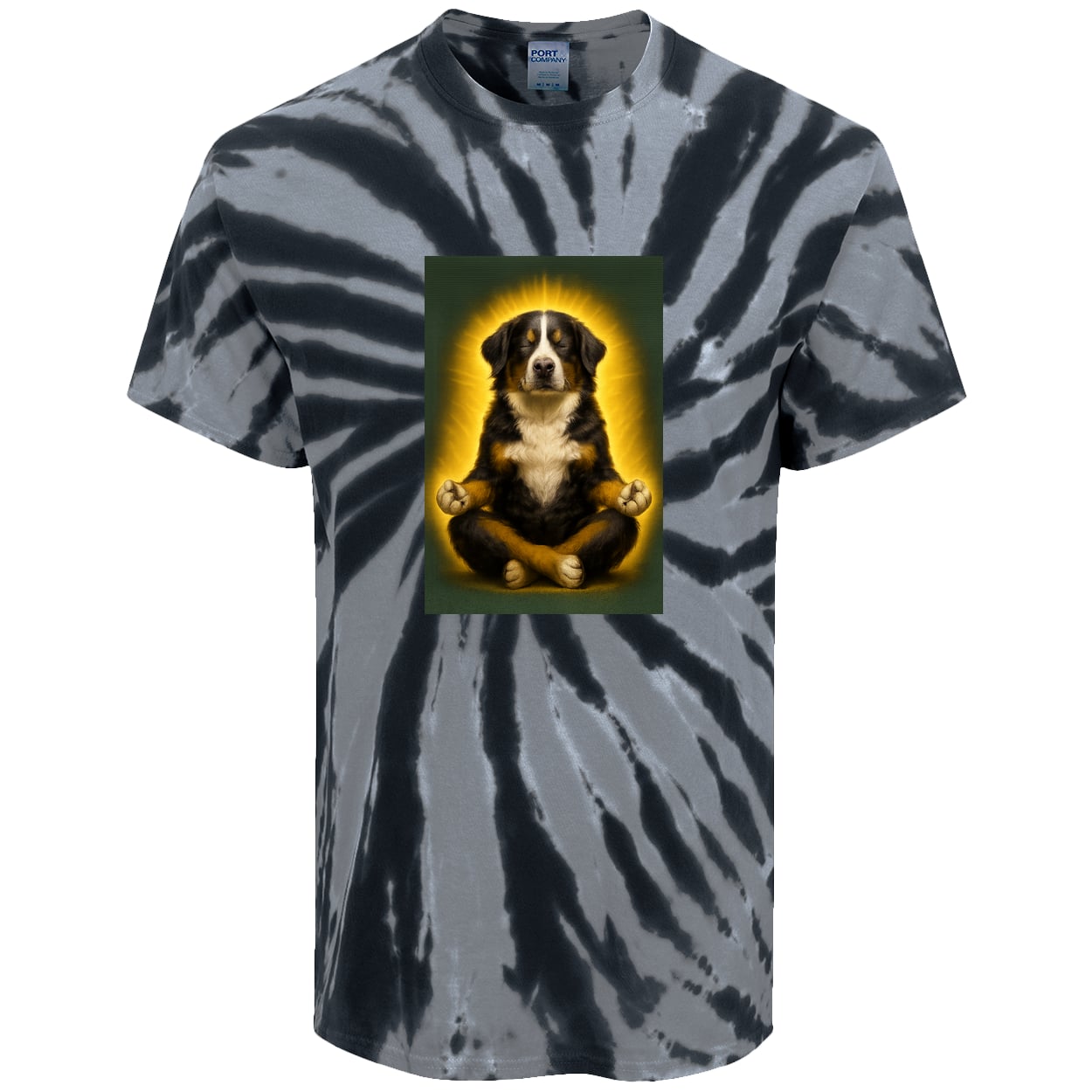 PC147 Port & Company Tie-Dye Tee - Black
