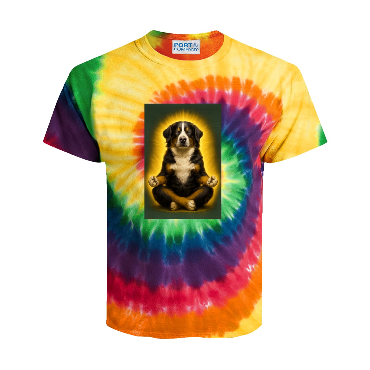 PC147Y Port & Company Kids Tie-Dye Tee - Rainbow