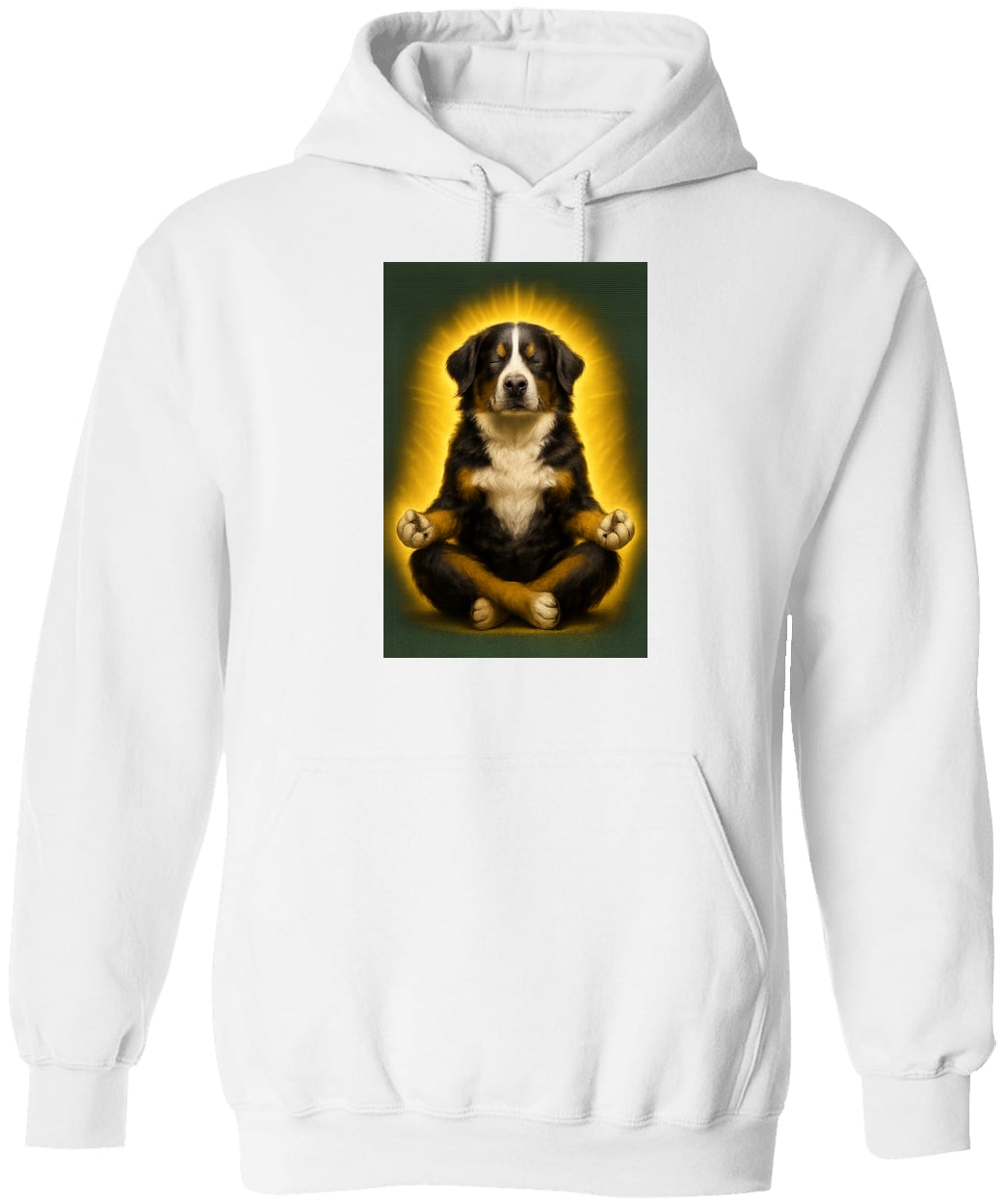 G185 Gildan Pullover Hoodie - White