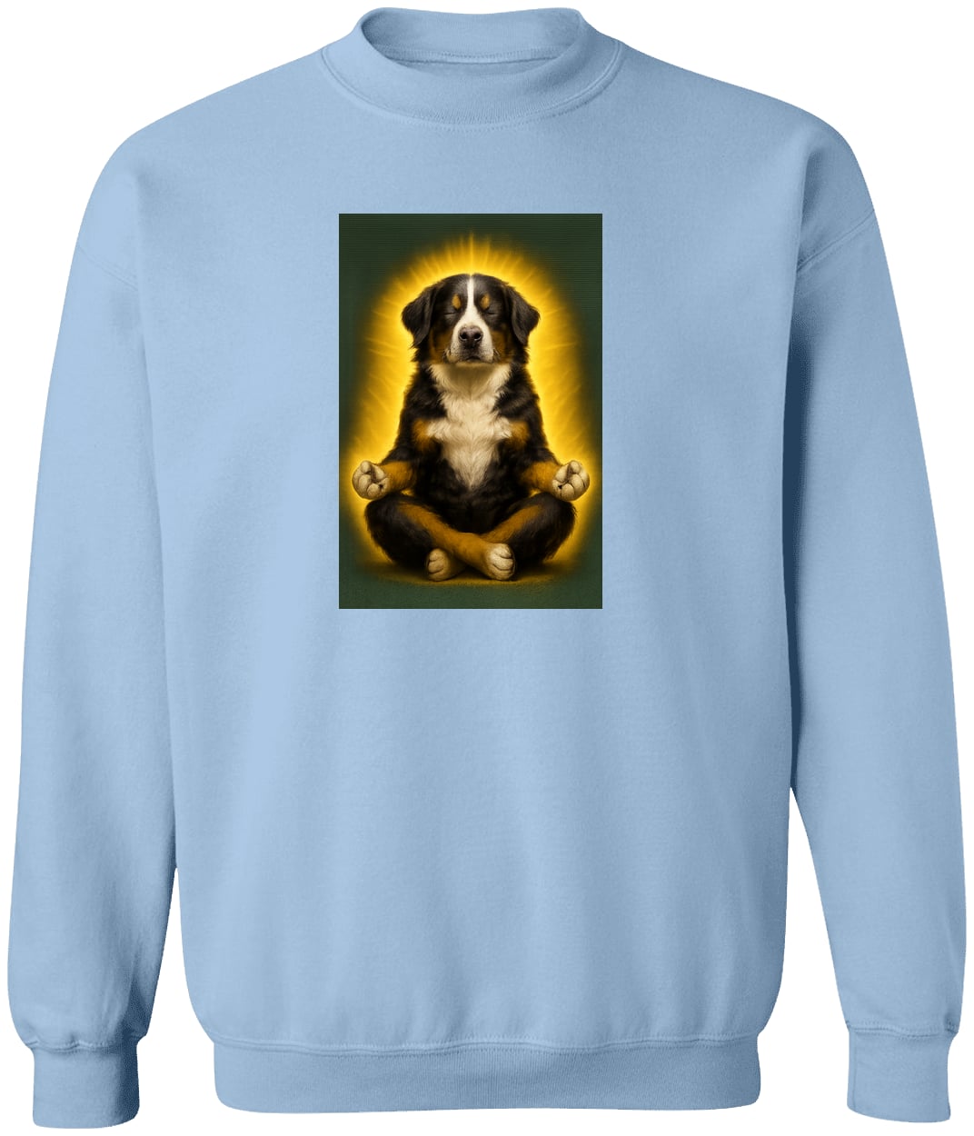 G180 Gildan Crewneck Pullover Sweatshirt - Light Blue
