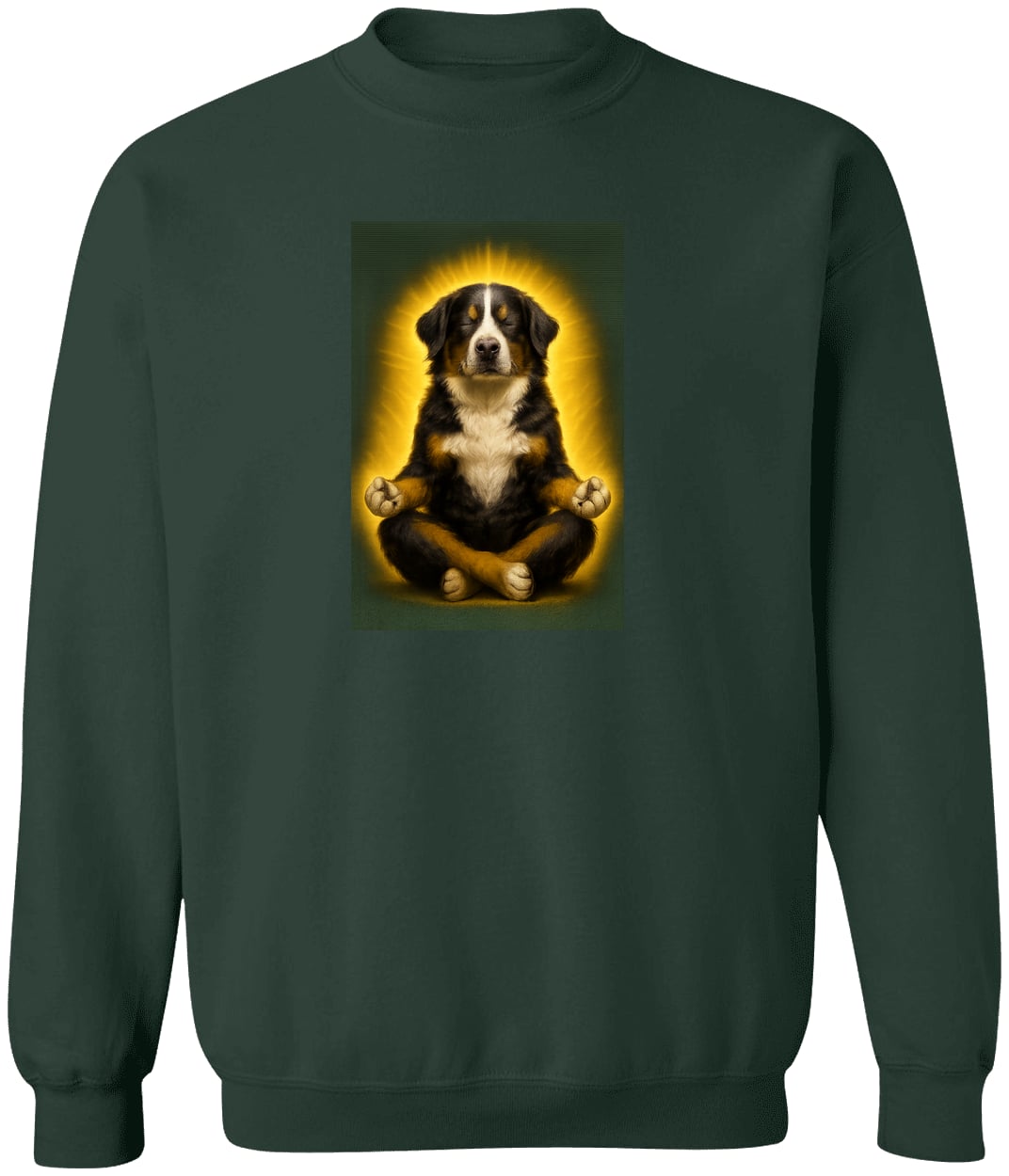 G180 Gildan Crewneck Pullover Sweatshirt - Forest Green