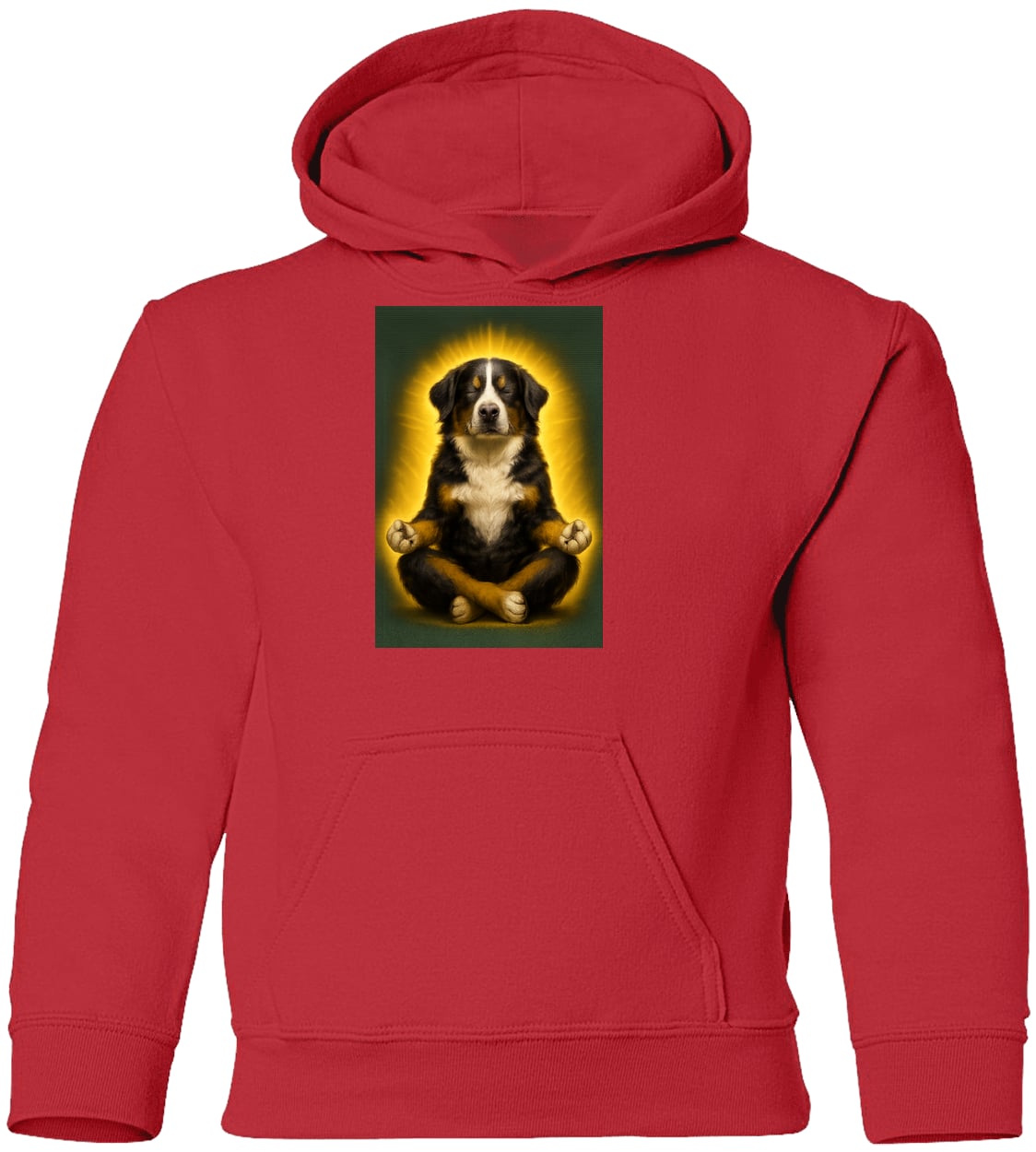 G185B Gildan Youth Pullover Hoodie - Red