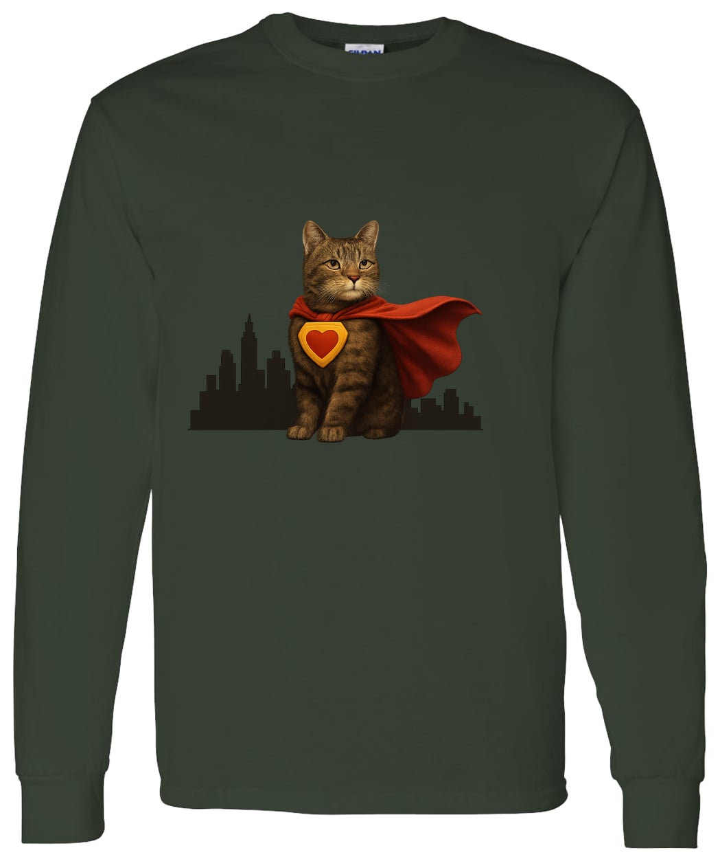 G540 LS T-Shirt 5.3 oz. - Forest Green