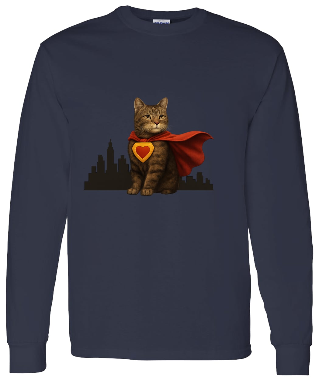 G540 LS T-Shirt 5.3 oz. - Navy