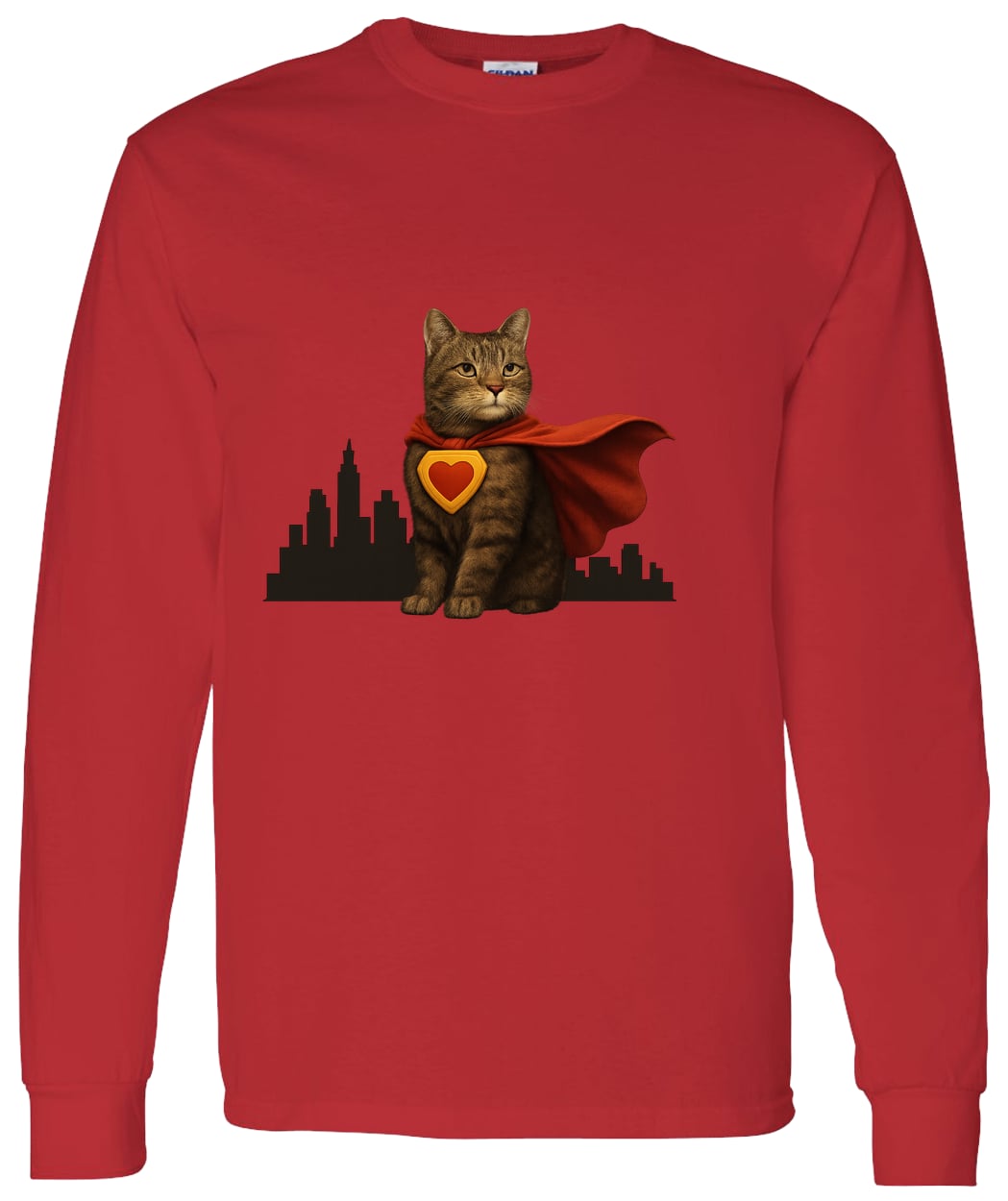 G540 LS T-Shirt 5.3 oz. - Red
