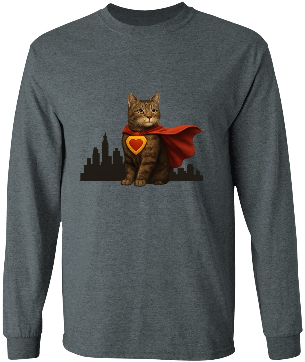 G540 LS T-Shirt 5.3 oz. - Dark Heather
