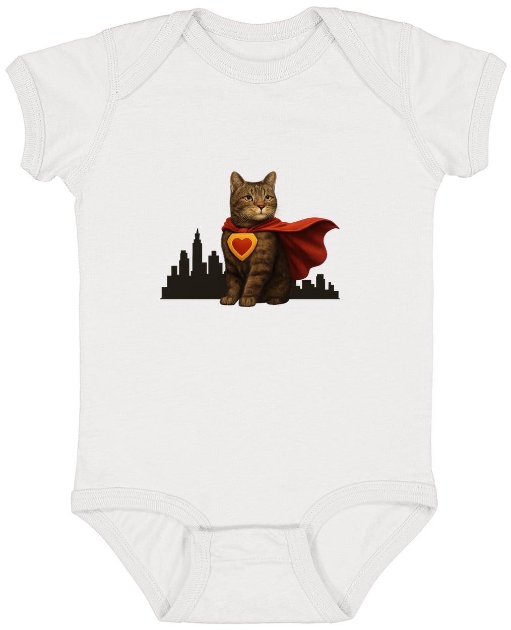 4424 Infant Fine Jersey Bodysuit - White