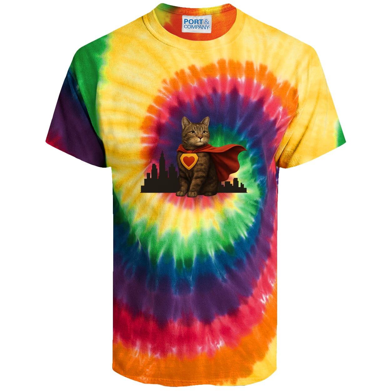PC147 Port & Company Tie-Dye Tee - Rainbow