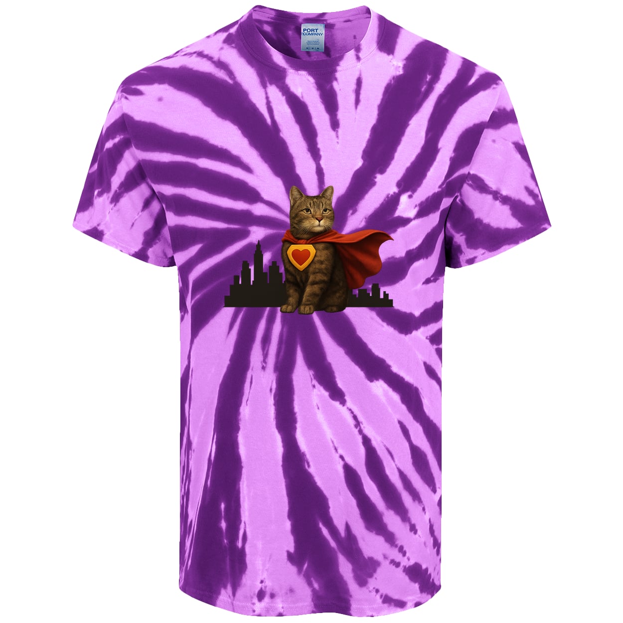 PC147 Port & Company Tie-Dye Tee - Purple
