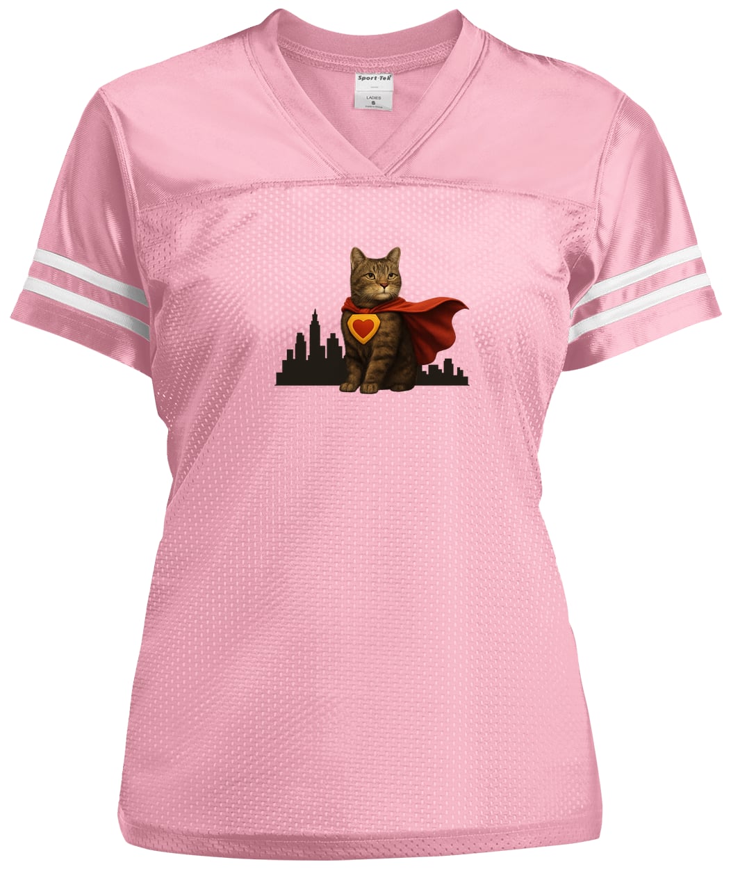 LST307 Sport-Tek Ladies' Replica Jersey - Light Pink/White