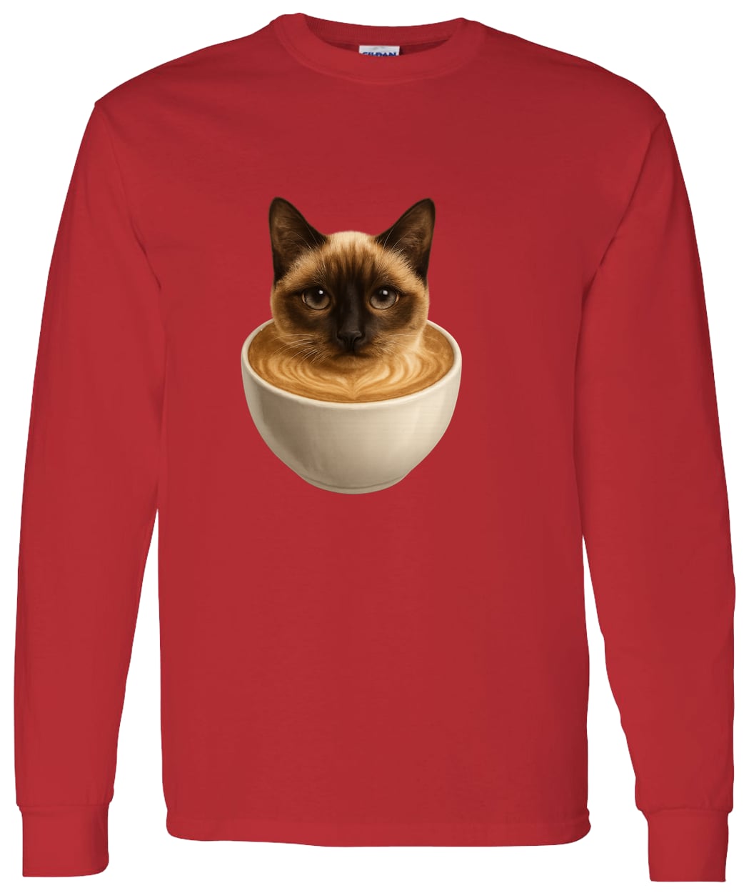 G540 LS T-Shirt 5.3 oz. - Red