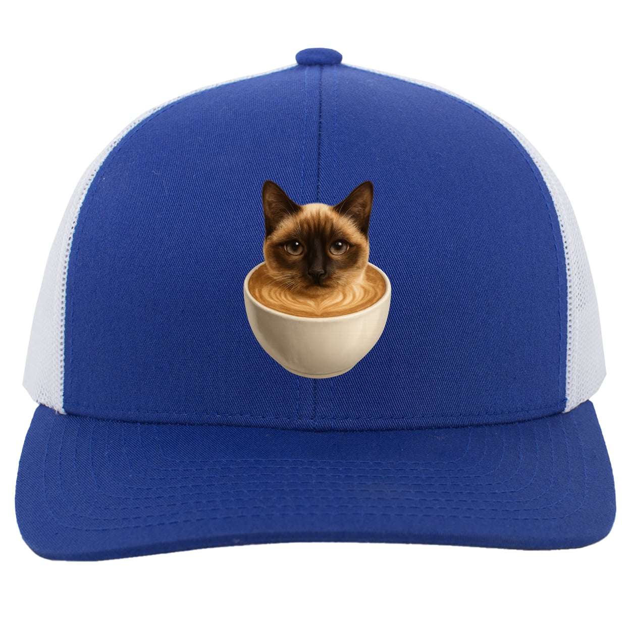 104C Trucker Snap Back - Royal/White