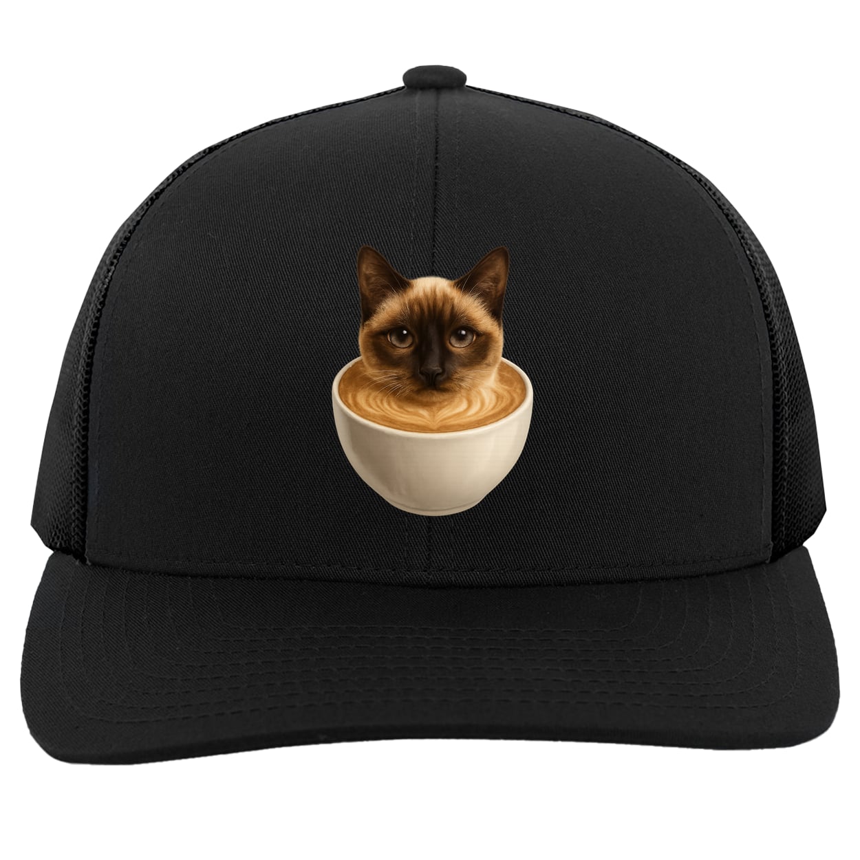 104C Trucker Snap Back - Black