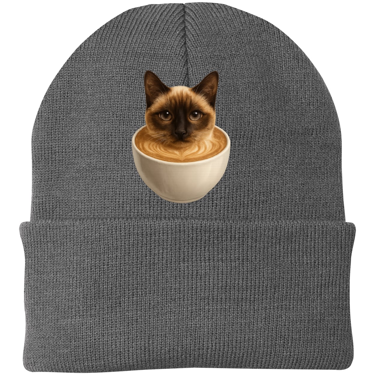 CP90 Port & Company Knit Beanie - Athletic Oxford