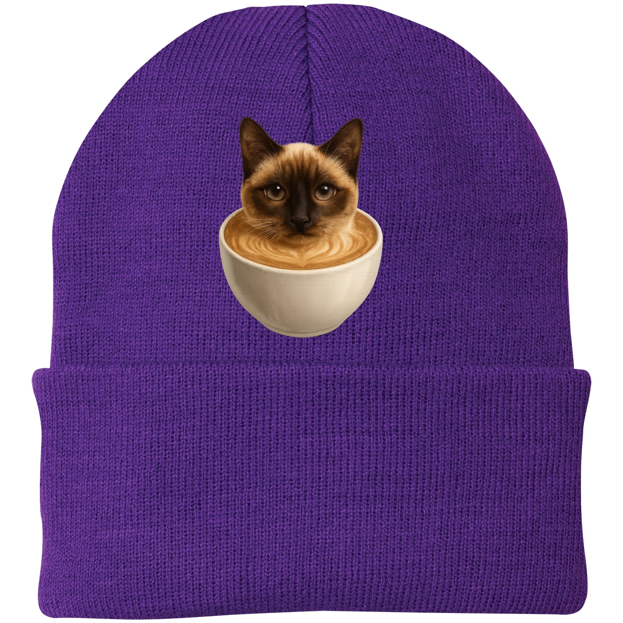 CP90 Port & Company Knit Beanie - Athletic Purple