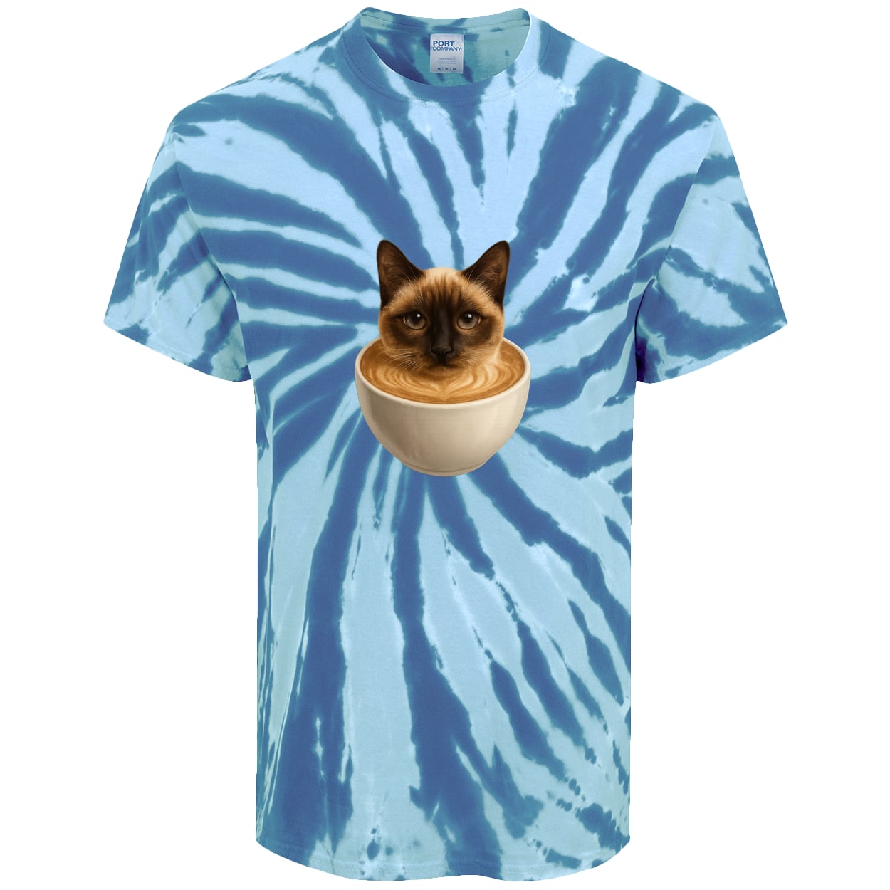 PC147 Port & Company Tie-Dye Tee - Royal