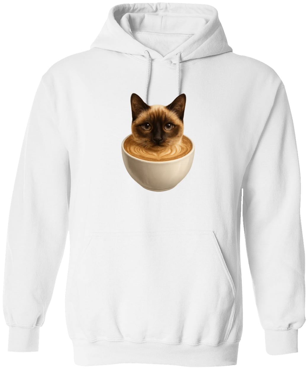 G185 Gildan Pullover Hoodie - White