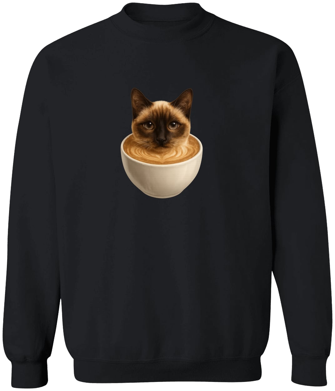 G180 Gildan Crewneck Pullover Sweatshirt - Black