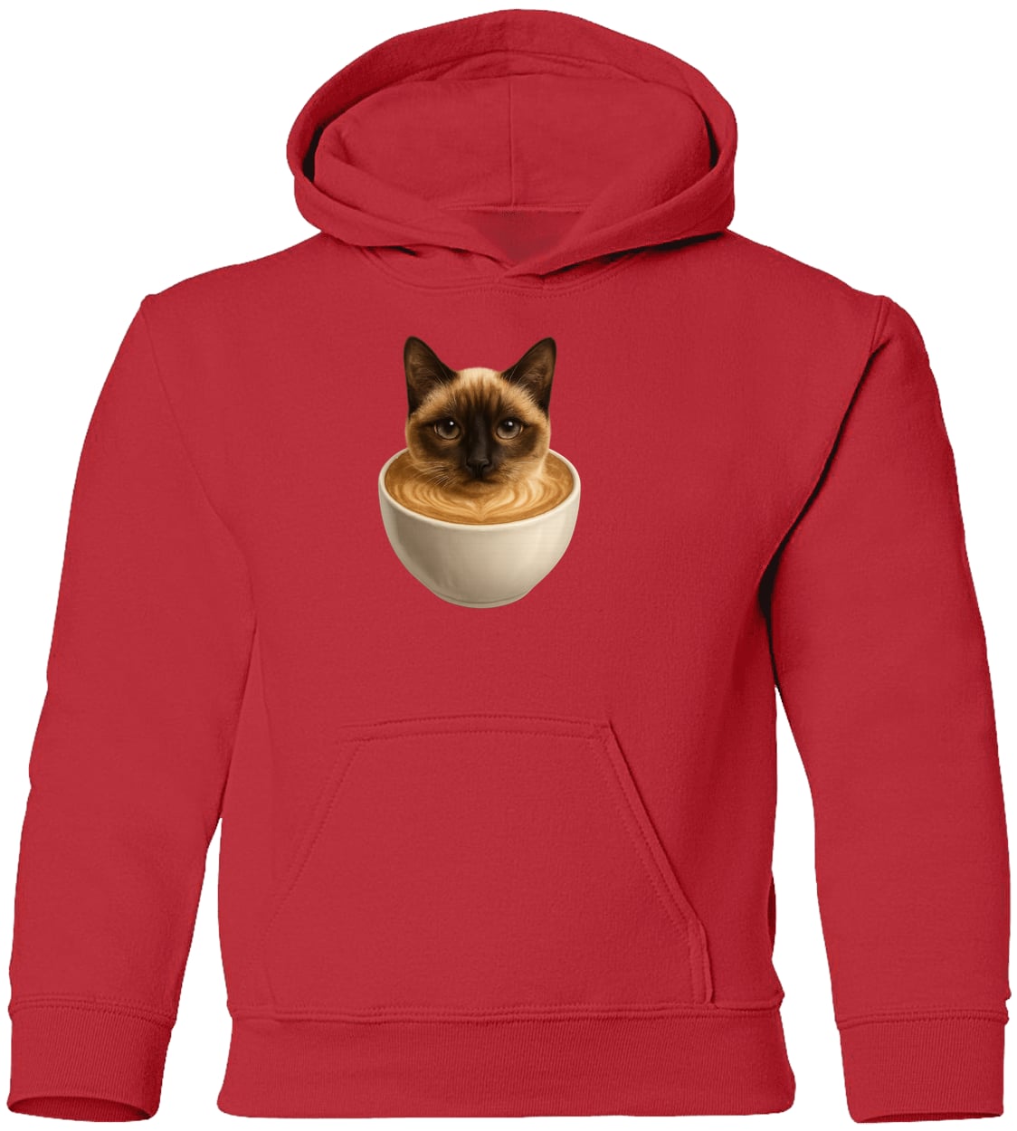 G185B Gildan Youth Pullover Hoodie - Red