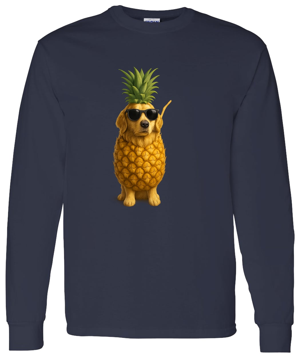 G540 LS T-Shirt 5.3 oz. - Navy