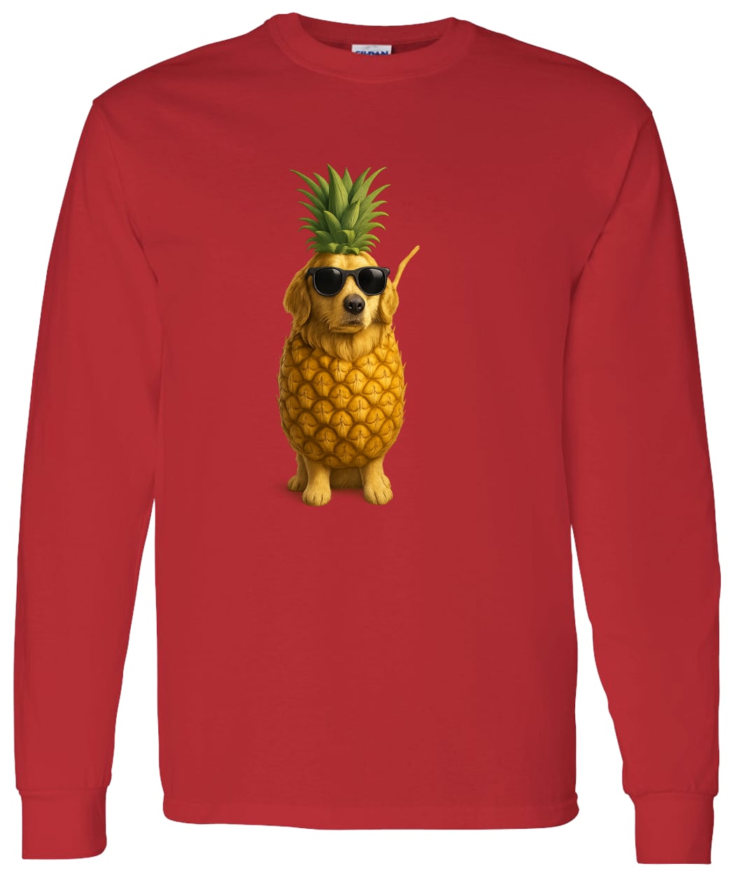 G540 LS T-Shirt 5.3 oz. - Red