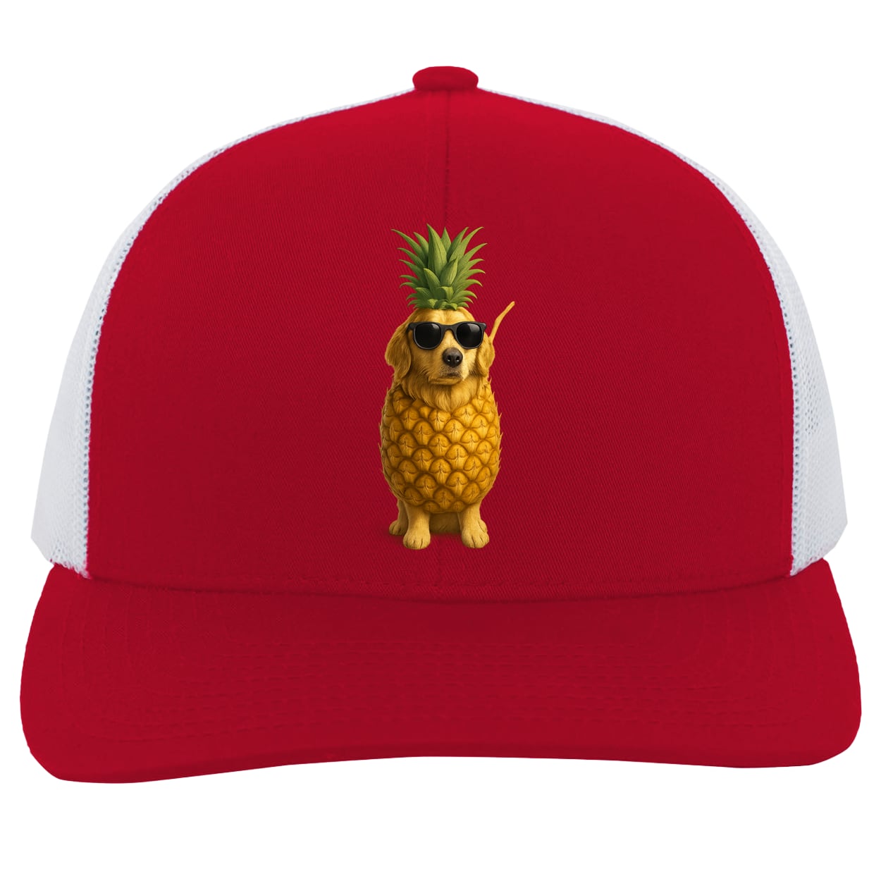 104C Trucker Snap Back - Red/White
