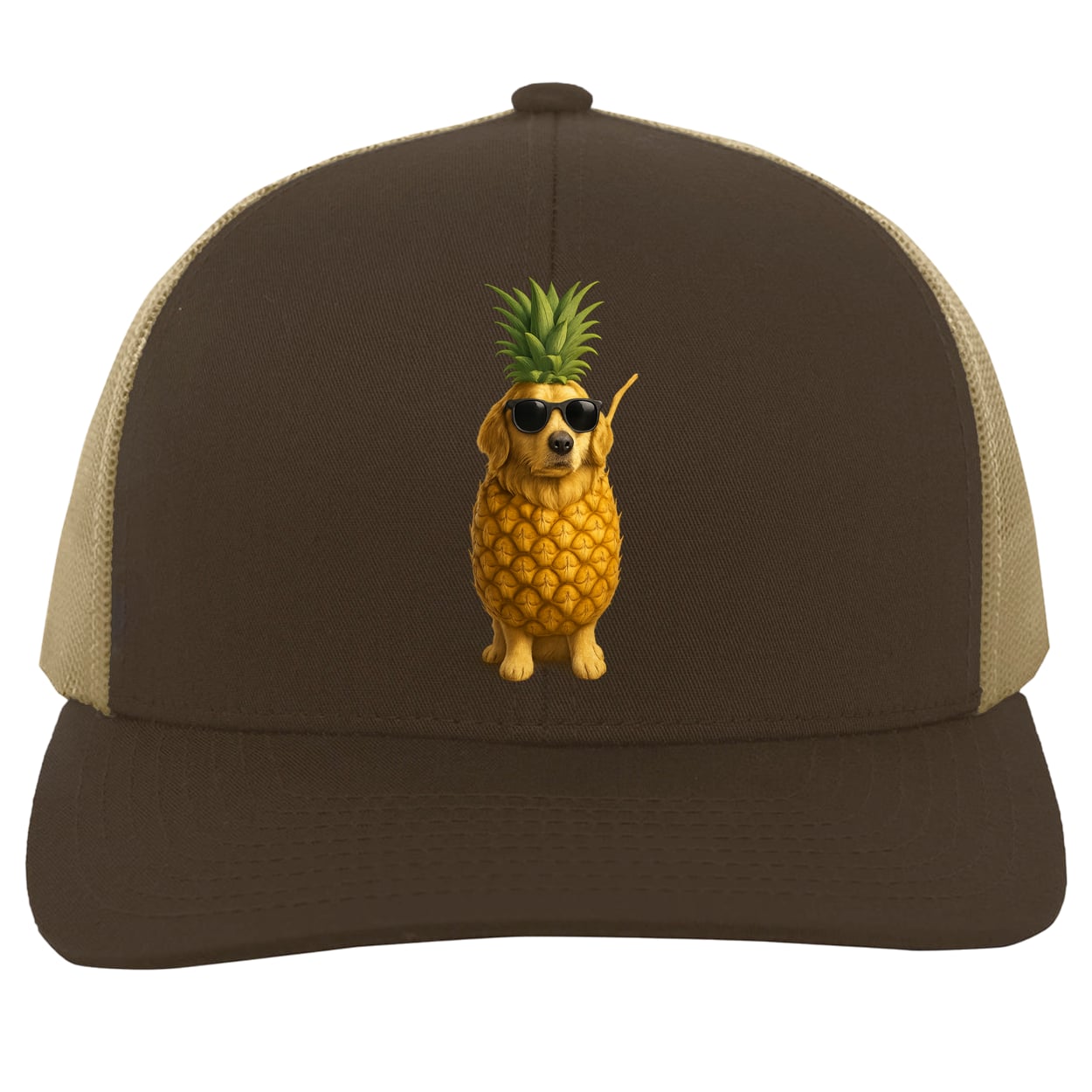 104C Trucker Snap Back - Brown/Khaki