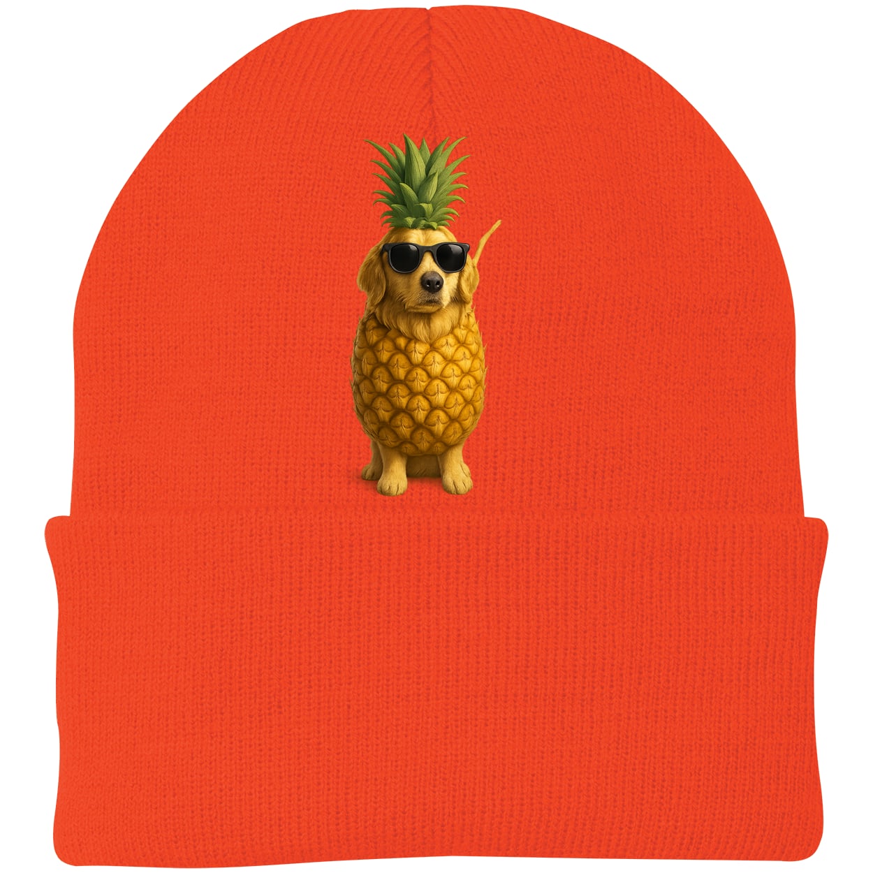 CP90 Port & Company Knit Beanie - Athletic Orange