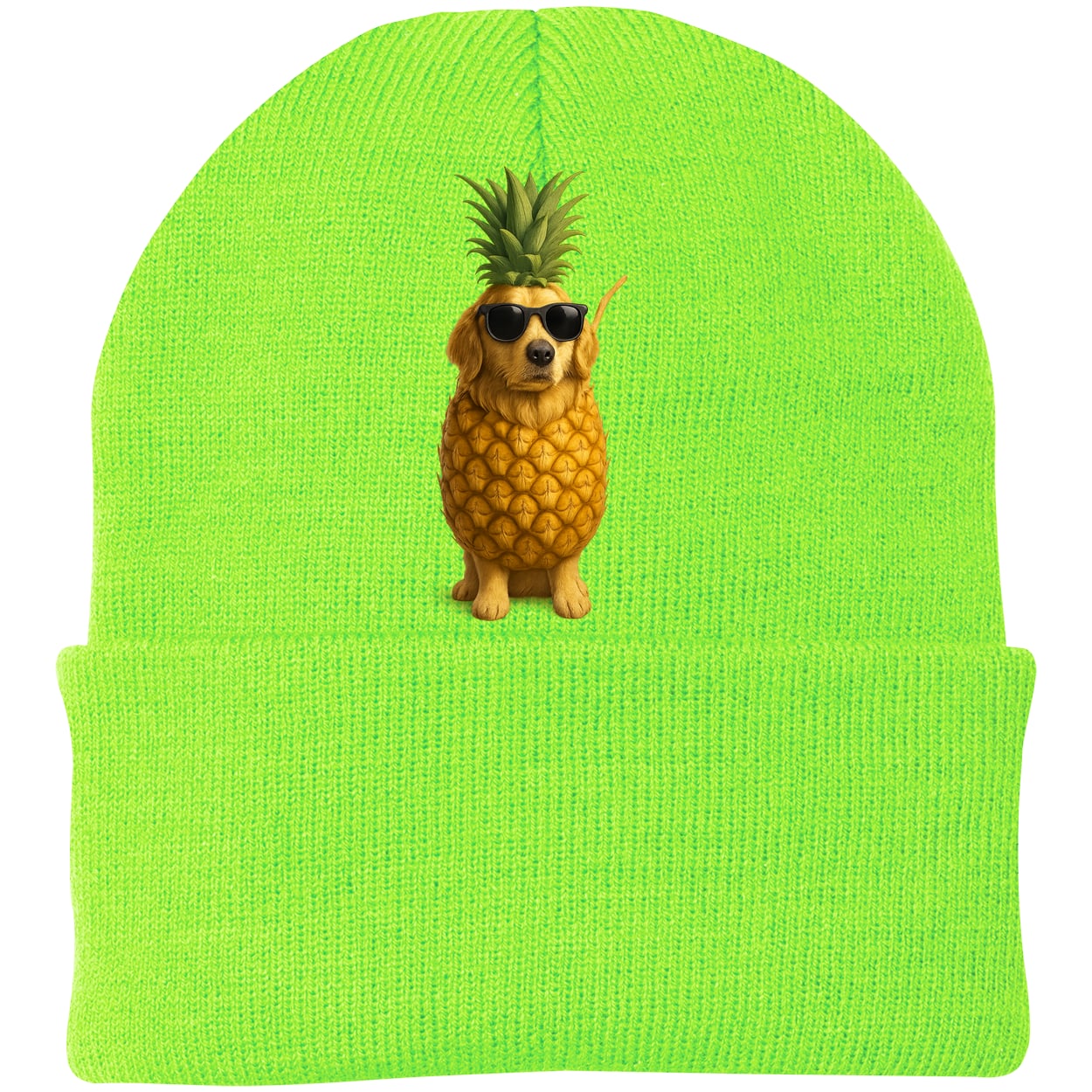 CP90 Port & Company Knit Beanie - Neon Green