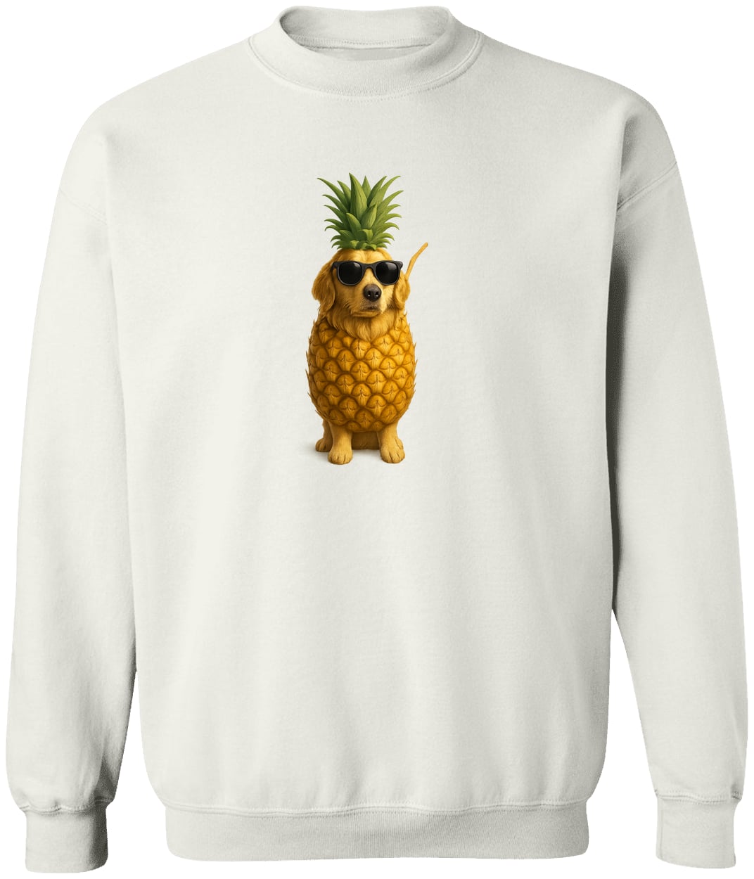 G180 Gildan Crewneck Pullover Sweatshirt - White