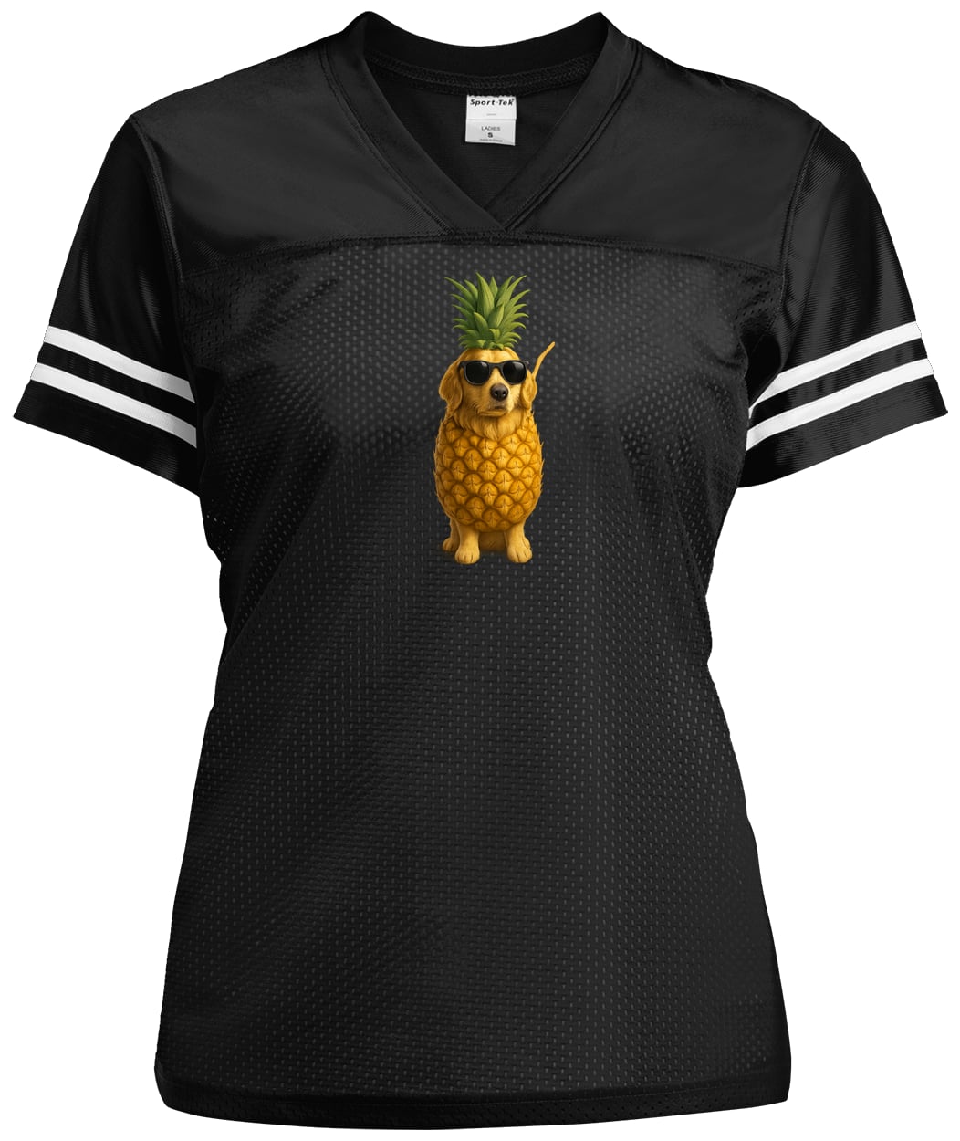 LST307 Sport-Tek Ladies' Replica Jersey - Black/White
