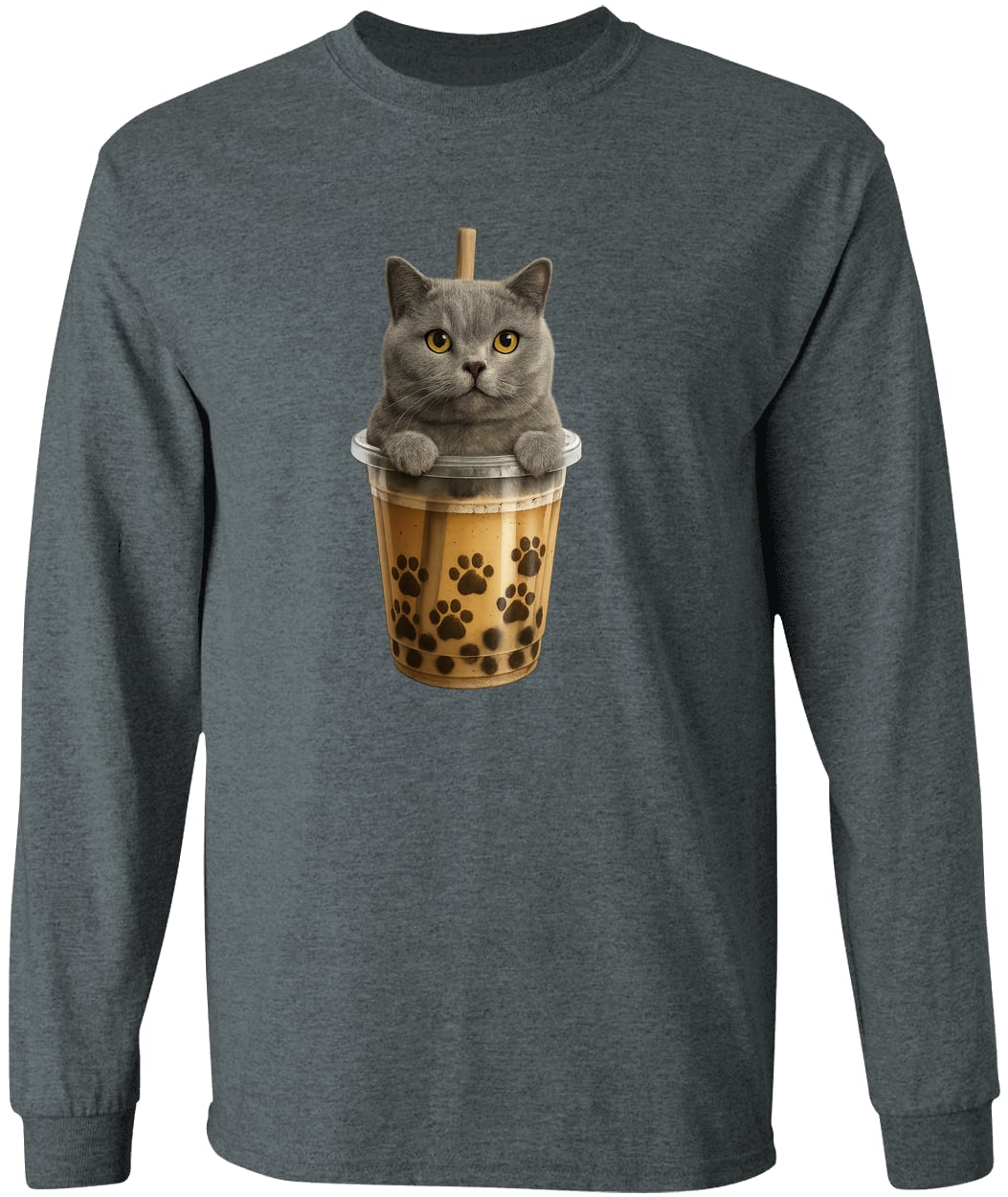 G540 LS T-Shirt 5.3 oz. - Dark Heather