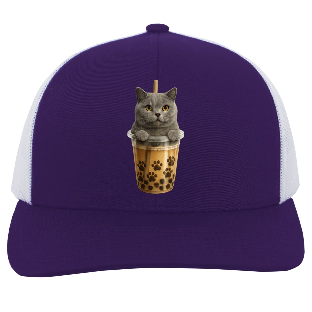 104C Trucker Snap Back - Purple/White