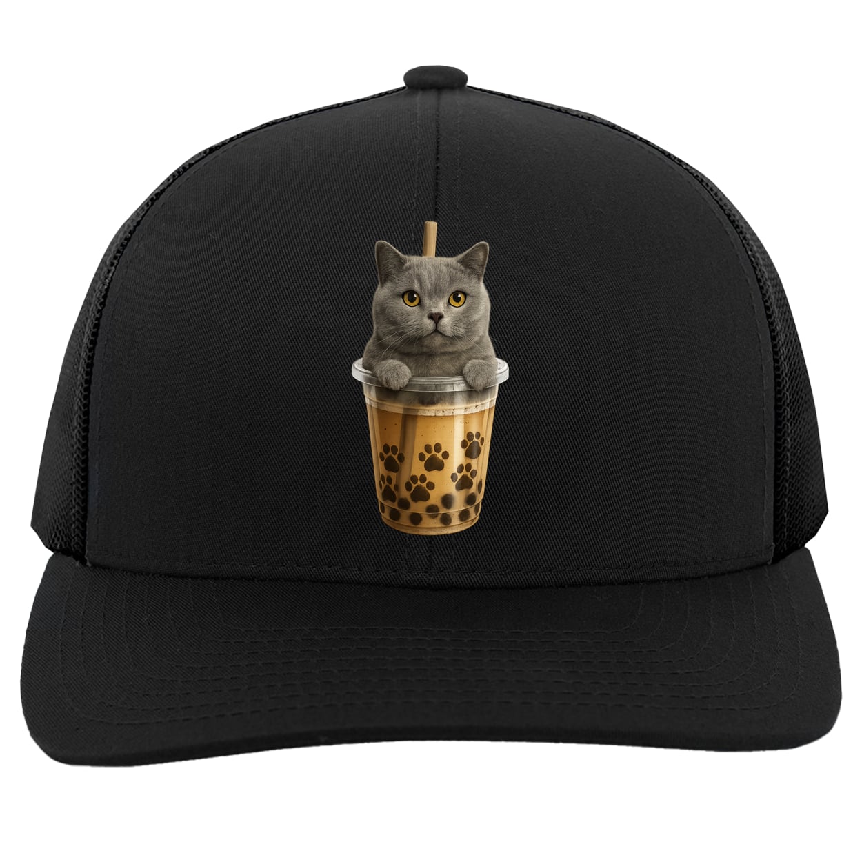 104C Trucker Snap Back - Black