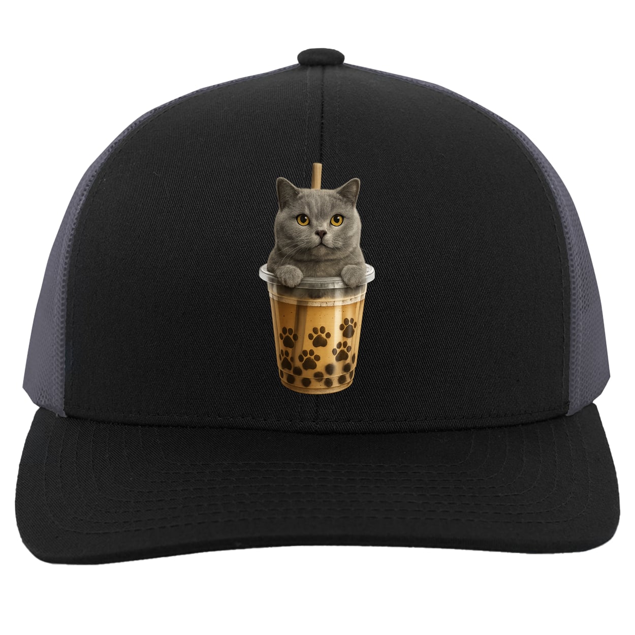 104C Trucker Snap Back - Black/Graphite