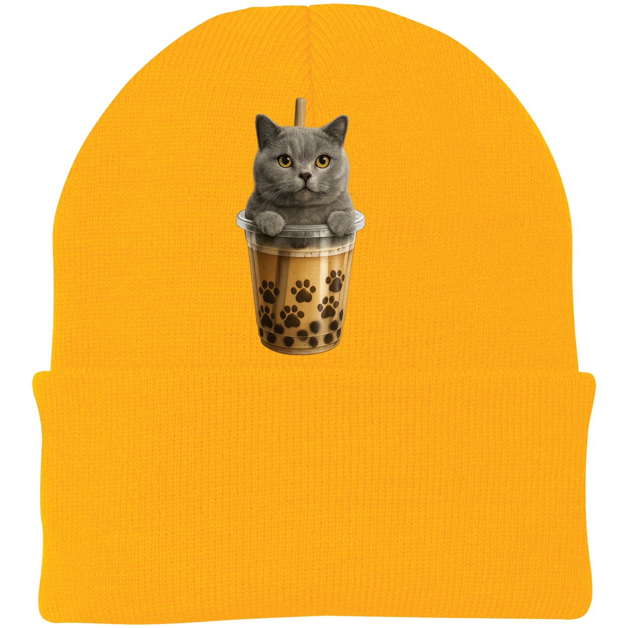 CP90 Port & Company Knit Beanie - Athletic Gold