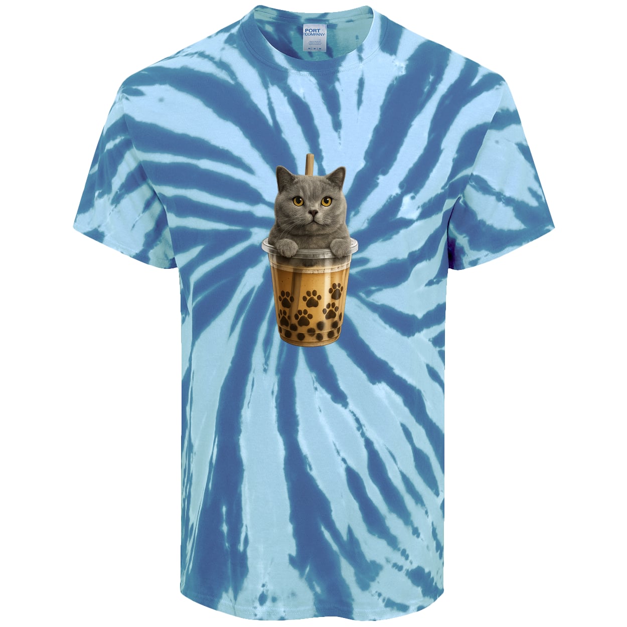 PC147 Port & Company Tie-Dye Tee - Royal