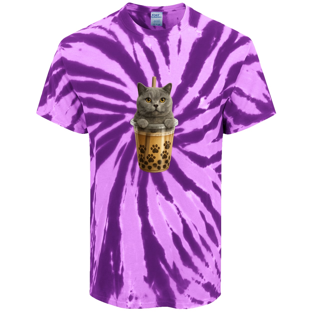 PC147 Port & Company Tie-Dye Tee - Purple