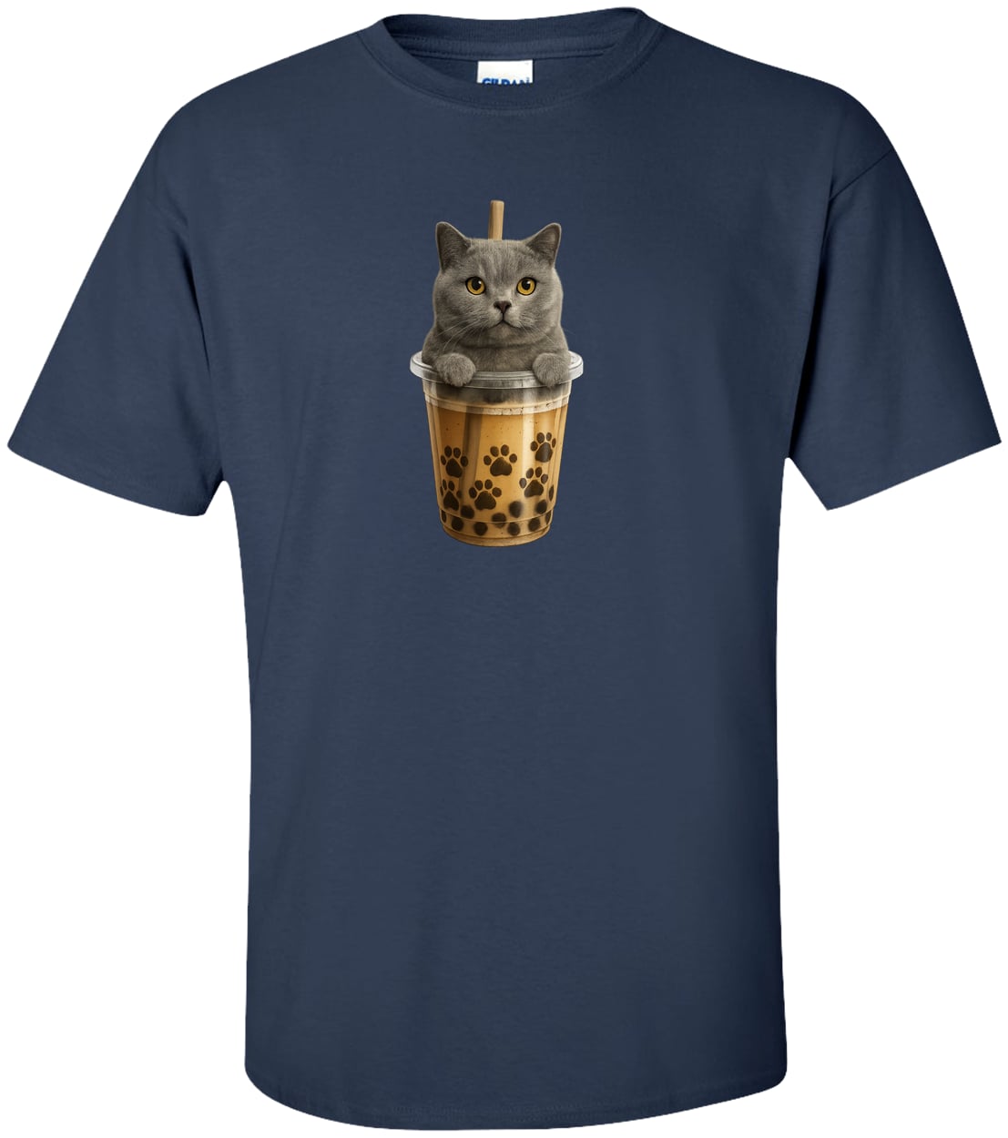 G200T Gildan Mens Tall Ultra Cotton Tee - Navy