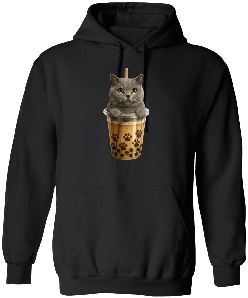 G185 Gildan Pullover Hoodie - Black