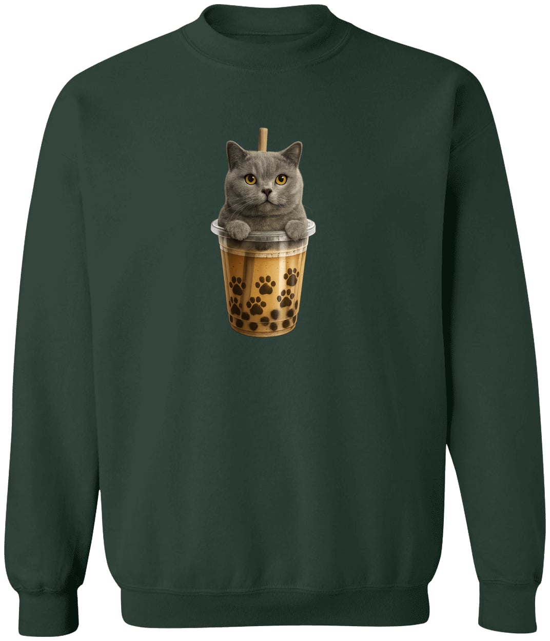 G180 Gildan Crewneck Pullover Sweatshirt - Forest Green