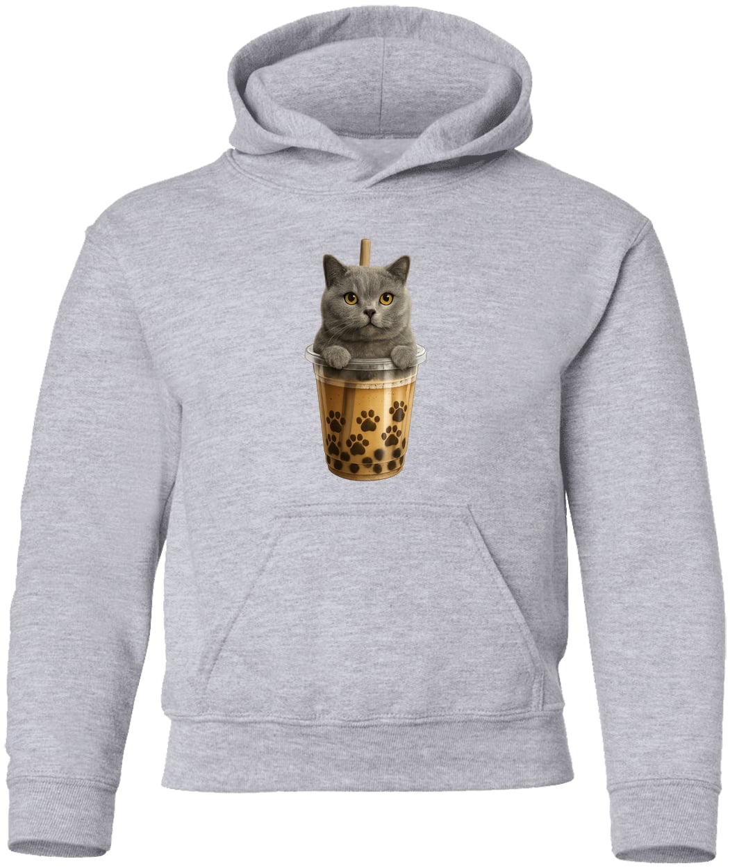 G185B Gildan Youth Pullover Hoodie - Sport Grey