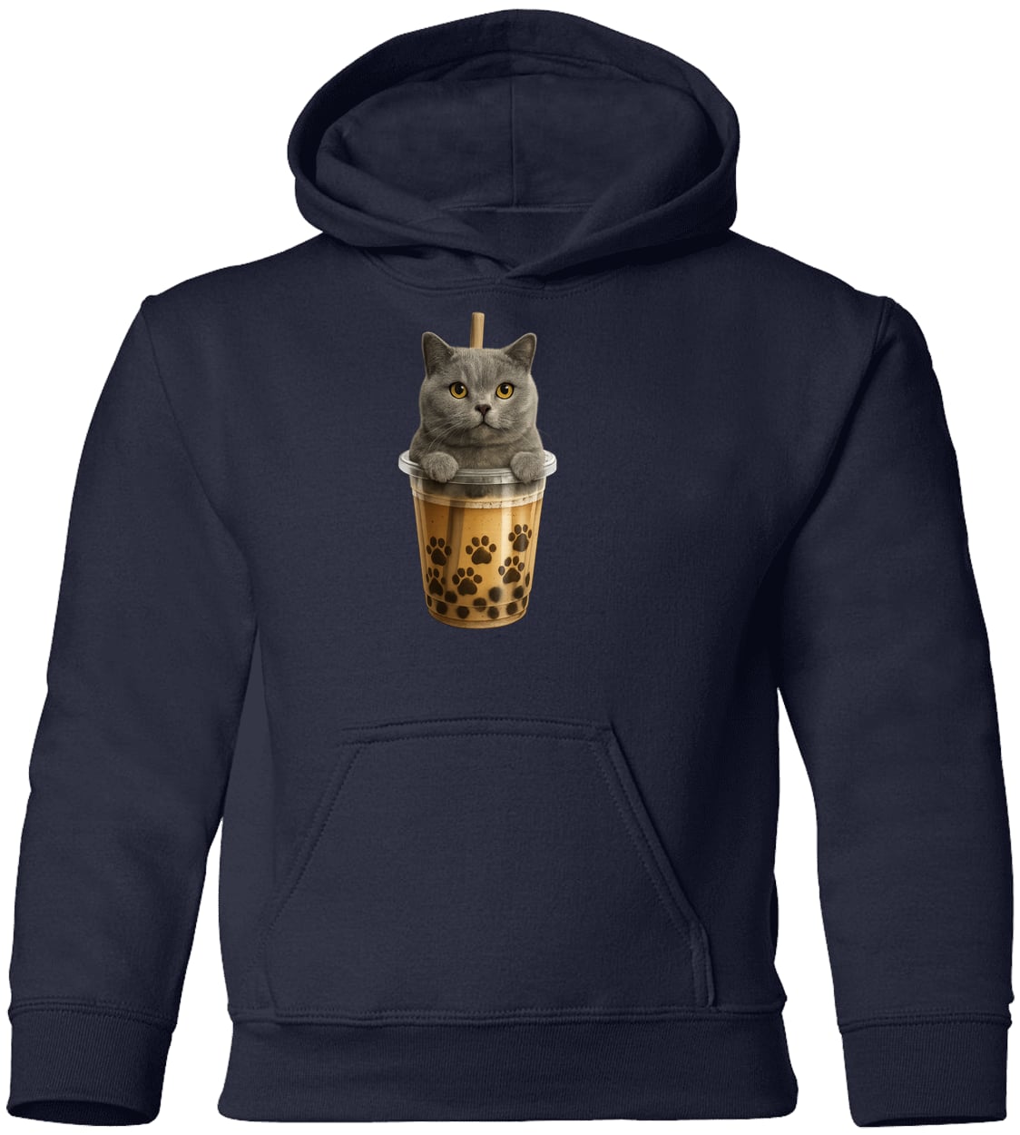 G185B Gildan Youth Pullover Hoodie - Navy