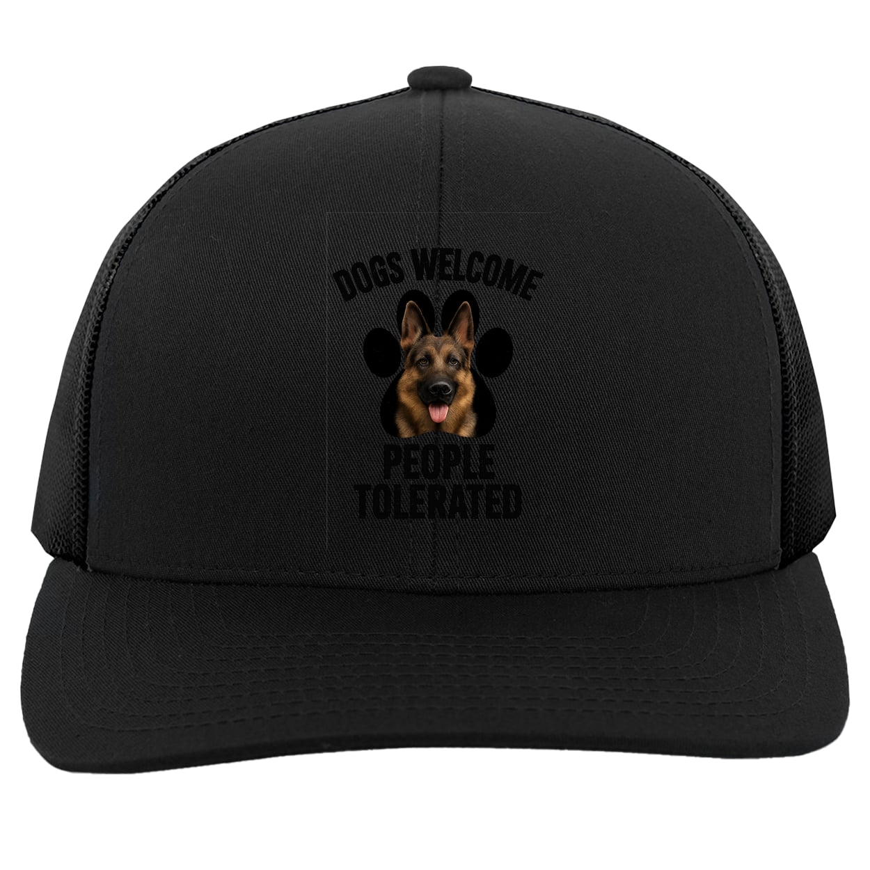 104C Trucker Snap Back - Black