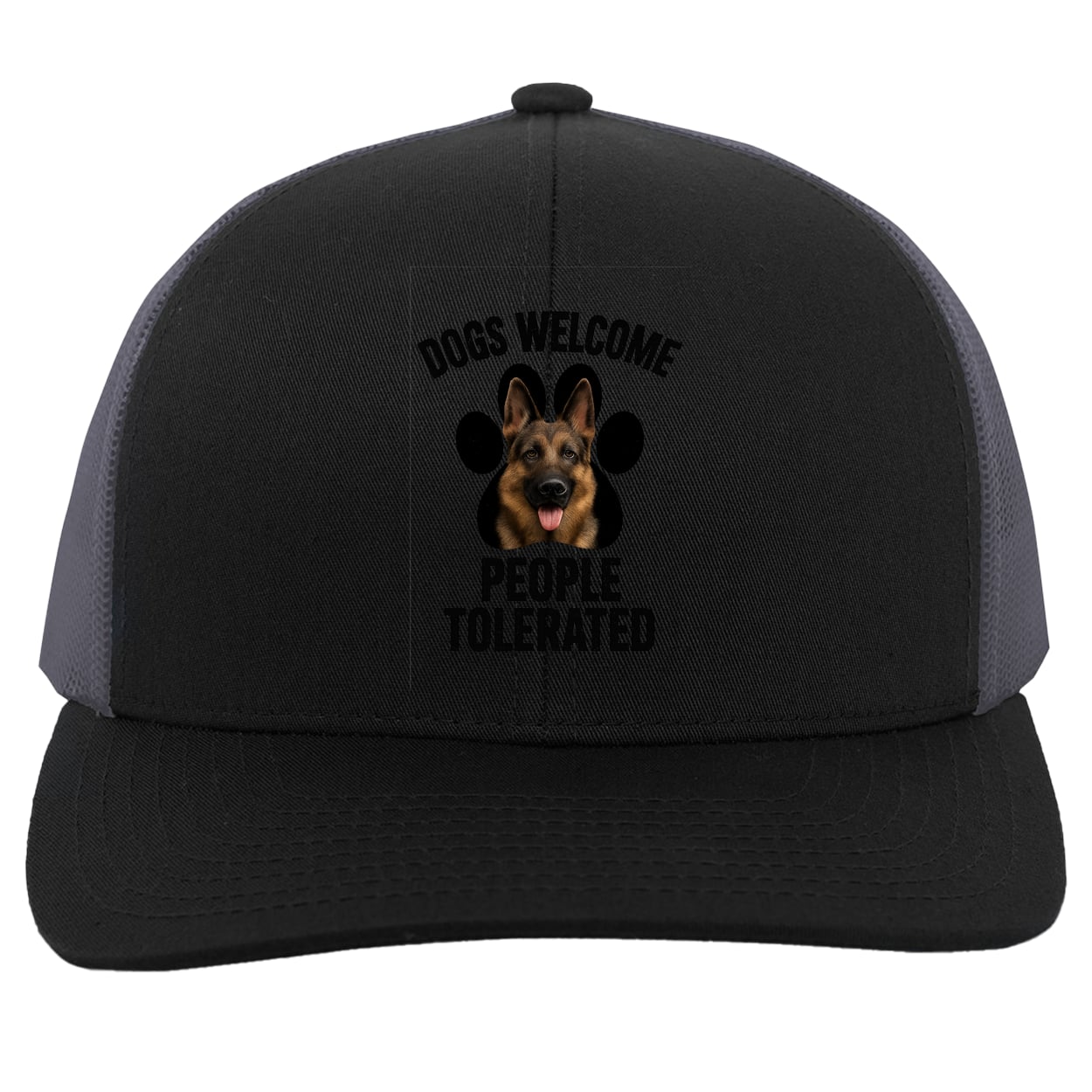104C Trucker Snap Back - Black/Graphite