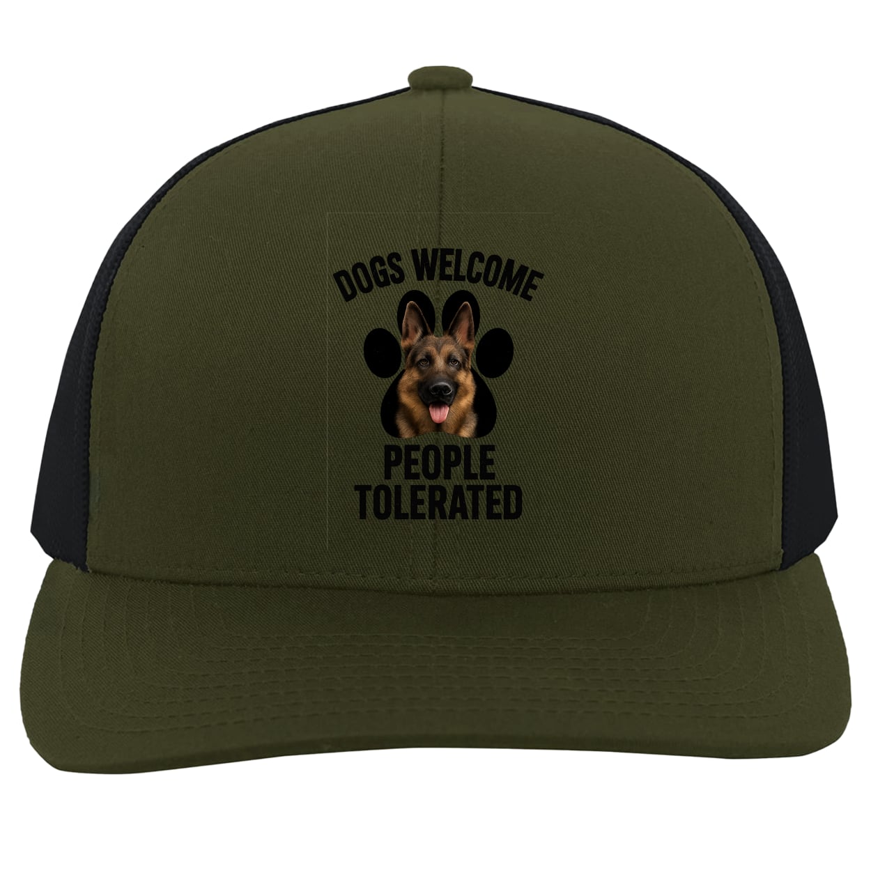 104C Trucker Snap Back - Moss/Charcoal