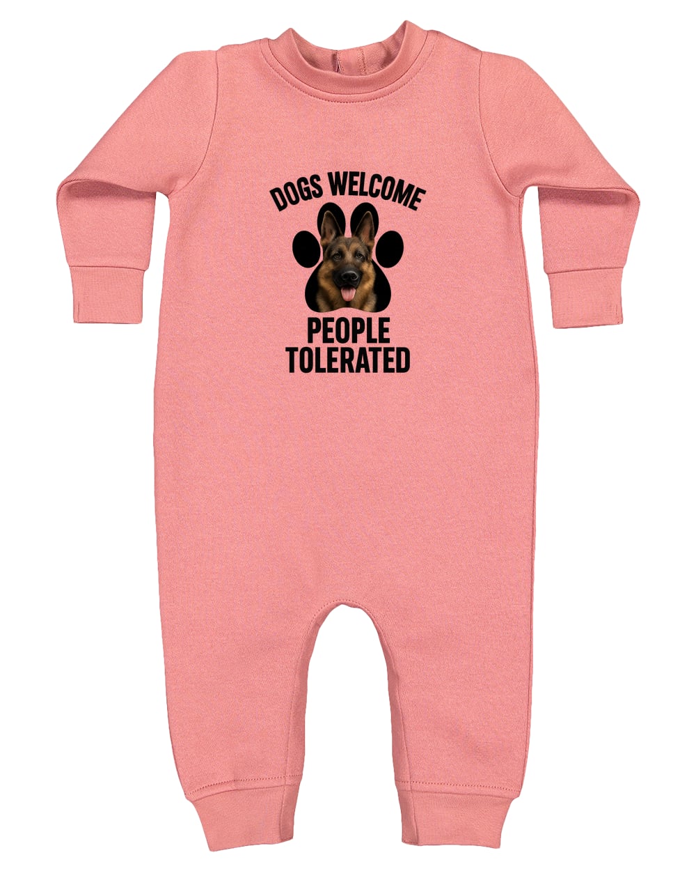 4447 Rabbit Skins Infant Fleece One-Piece Bodysuit - Mauvelous
