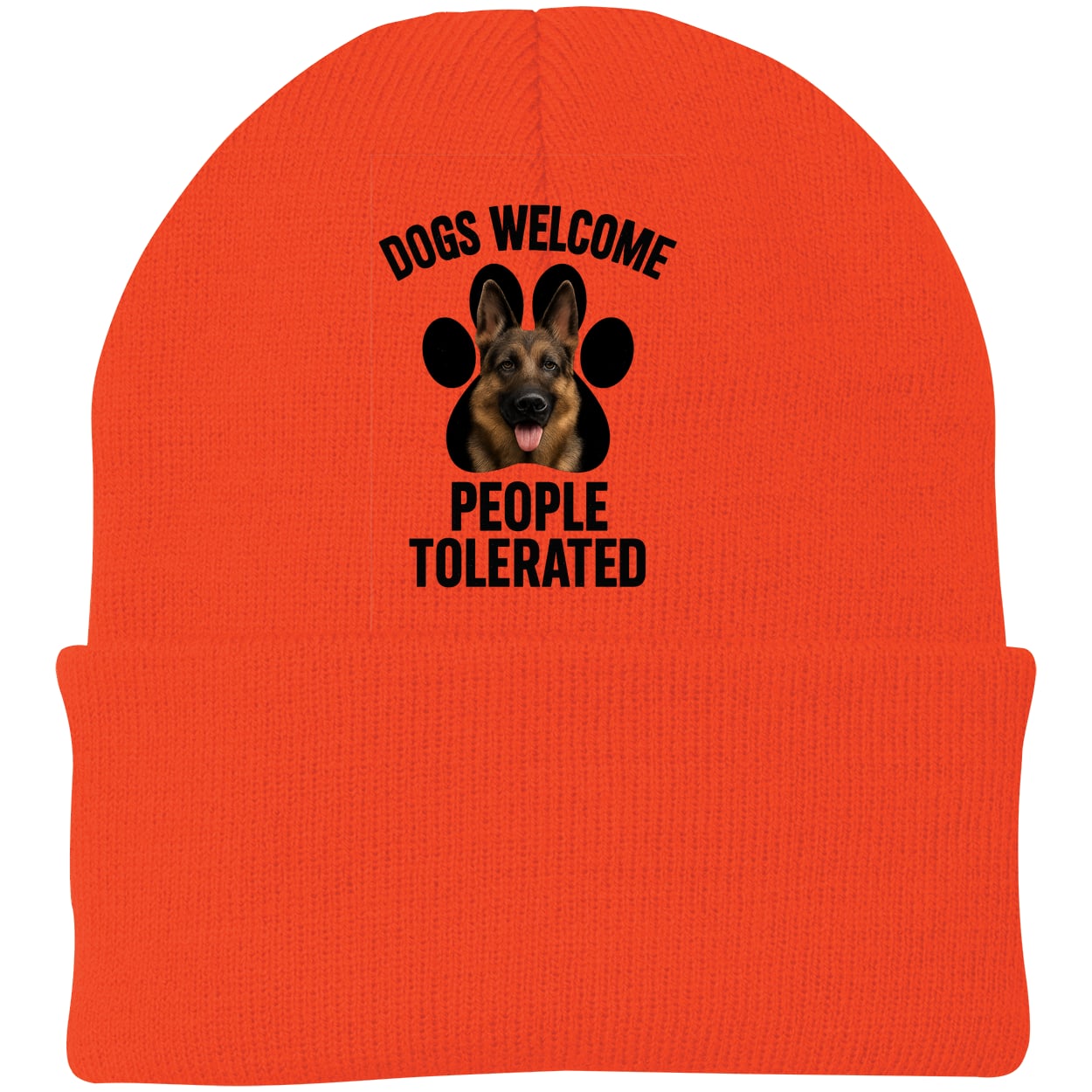 CP90 Port & Company Knit Beanie - Athletic Orange