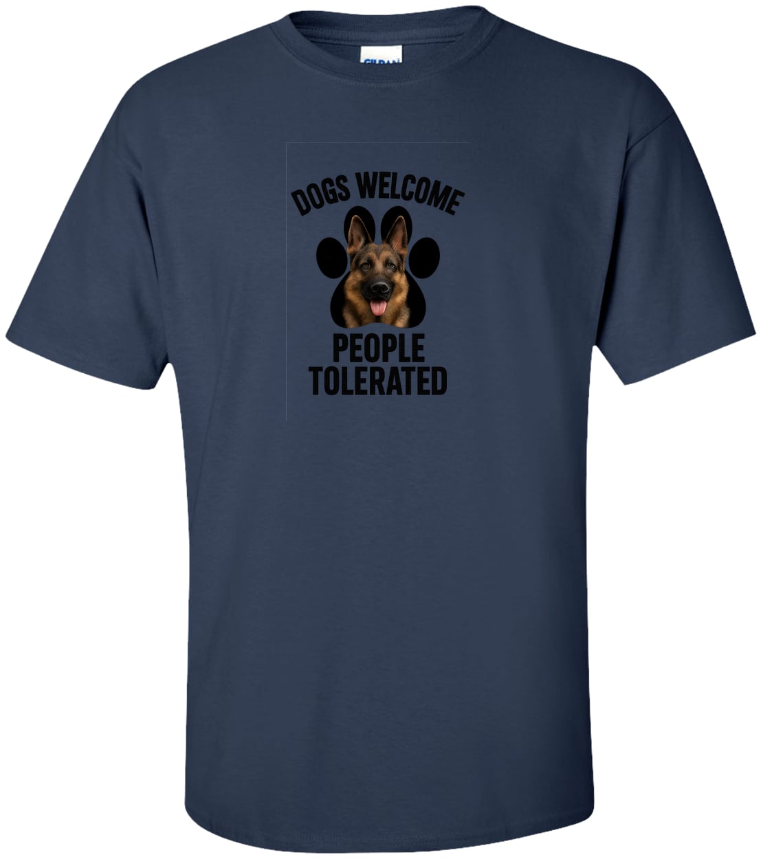 G200T Gildan Mens Tall Ultra Cotton Tee - Navy