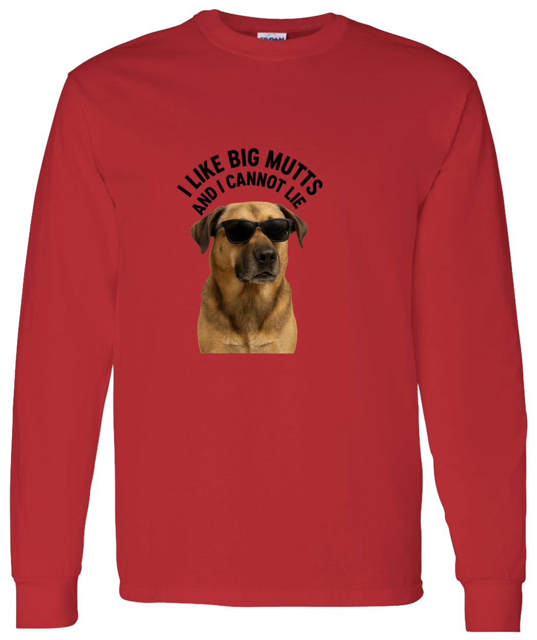 G540 LS T-Shirt 5.3 oz. - Red
